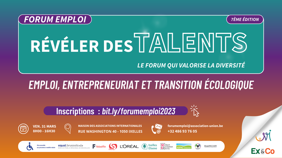 Retrouvez-nous à la 7ème édition du Forum Emploi : Révéler des Talents