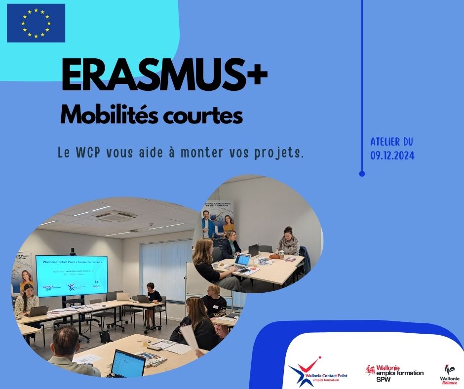 Préparer vos projets de mobilités courtes Erasmus+ : retour sur notre atelier