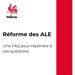Réforme des Agences Locales pour l'Emploi (ALE) : une FAQ pour répondre à vos questions