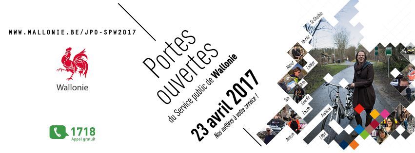 Ce 23 avril, le Service Public de Wallonie vous ouvre les portes de 11 sites.  Rejoignez la DGO6 au Cap Nord!