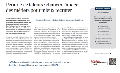Ill. Pénurie de talents : et si tout commençait par l'image que l'on se fait des métiers ?