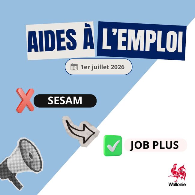 Depuis ce 1er juillet, Job Plus est l’aide à l’embauche unique pour toute la Wallonie. 