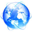 Logo avec la terre - World Wide Web